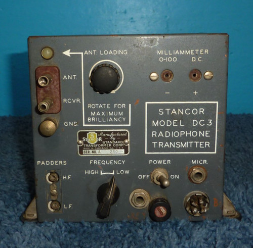 Rare stancor model 3 - rare, dc-3