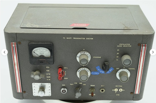 Vintage ham radio watt - vintage, 75
